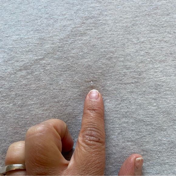 Garnet Hill Sweatshirt Dress Women’s Small Long Puff Sleeve Oversized W/ Pockets - Picture 15 of 16